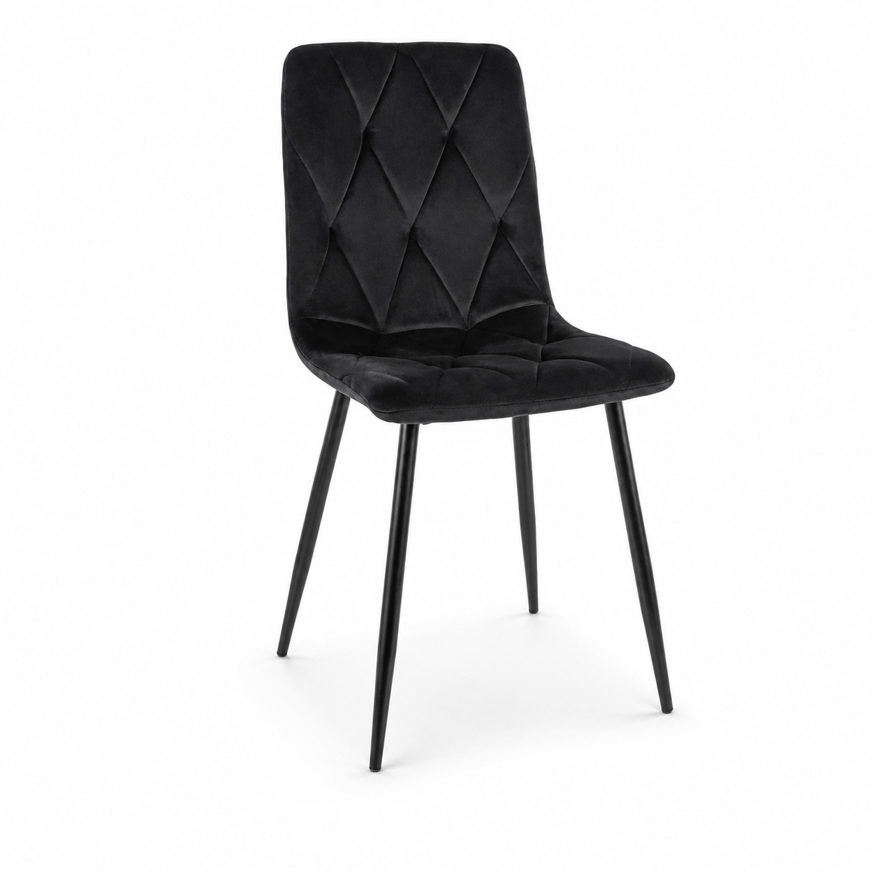 Стул SIGNAL TOM Velvet Bluvel 19 черный/черный