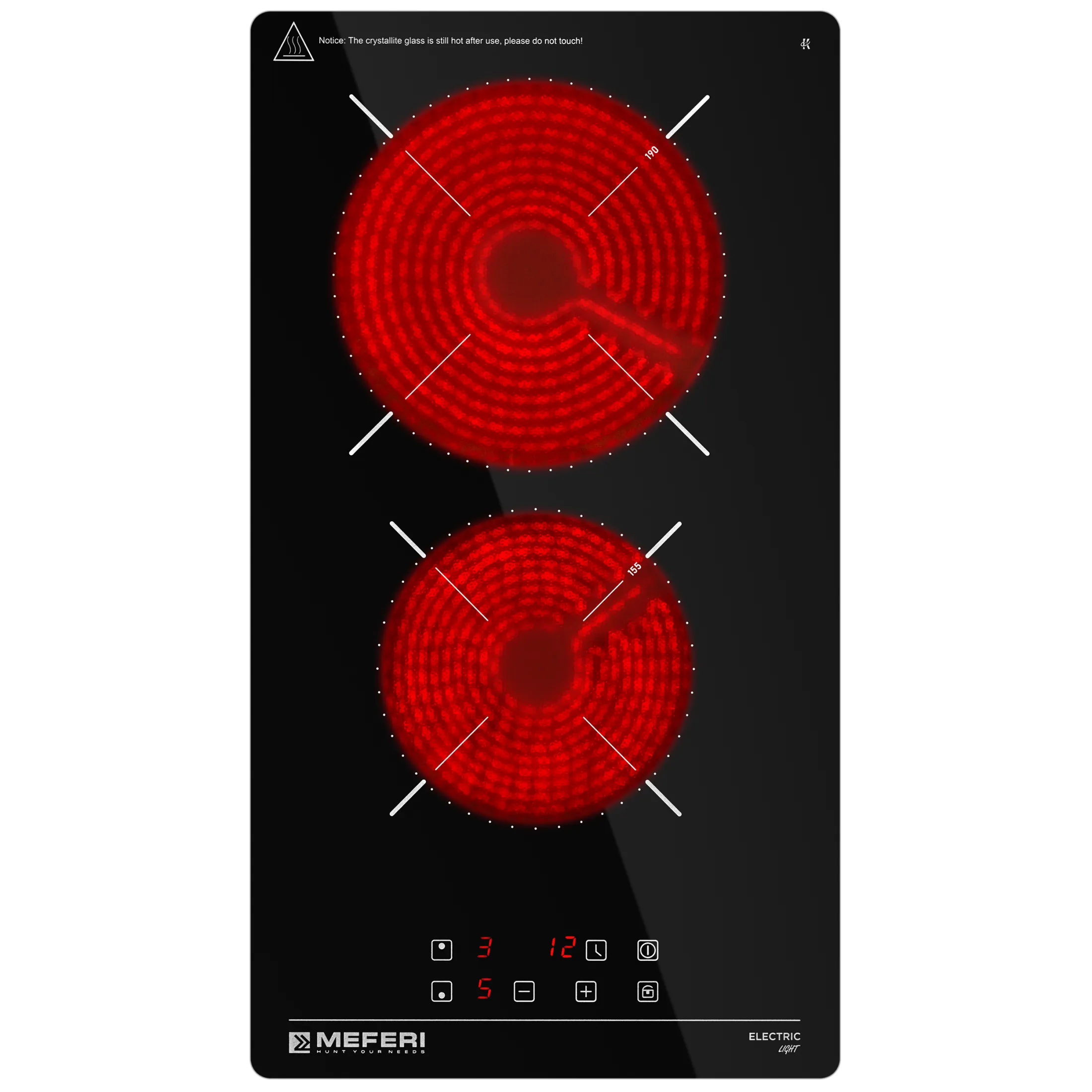 Варочная панель электрическая MEFERI MEH302BK LIGHT