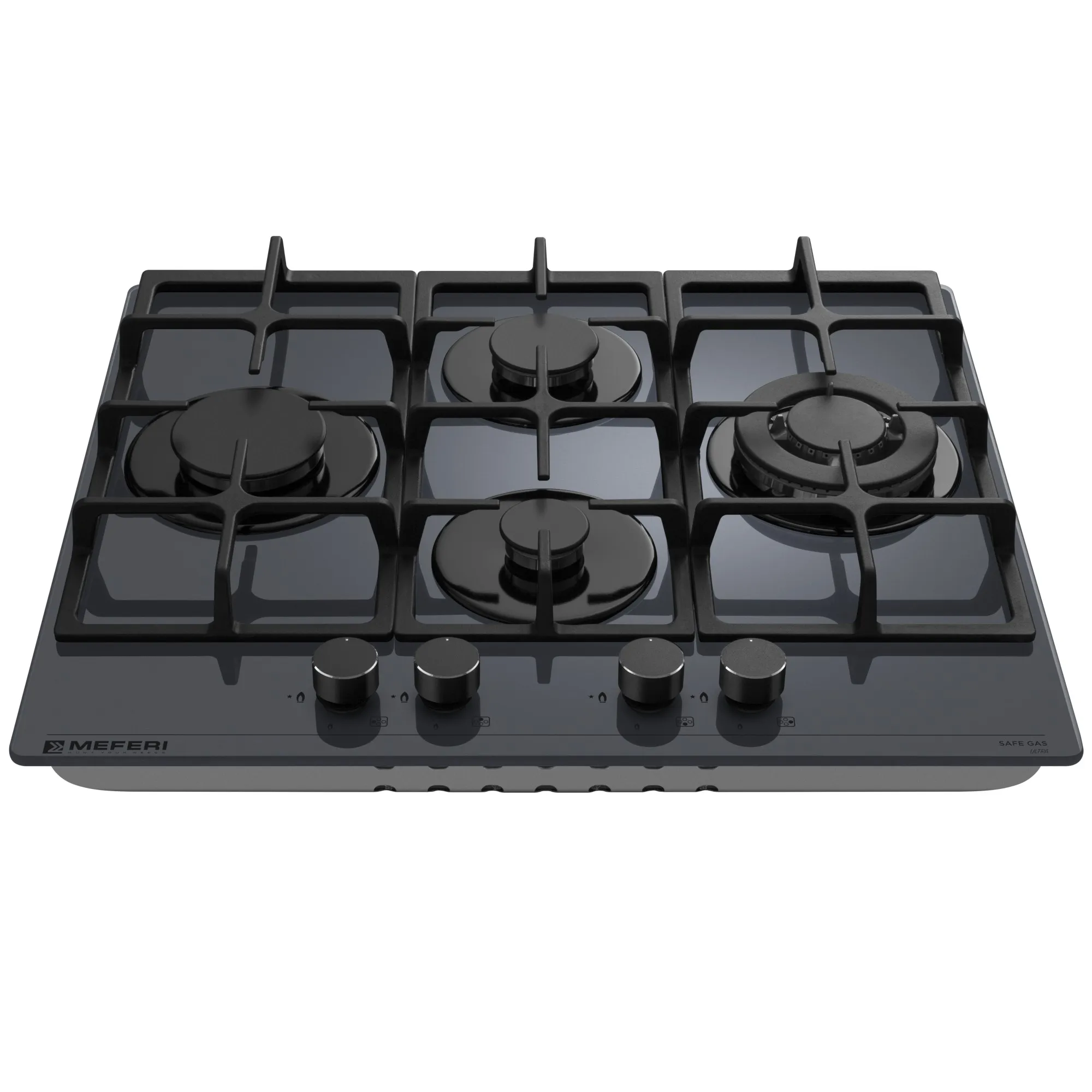 Варочная панель газовая MEFERI MGH604GR GLASS ULTRA