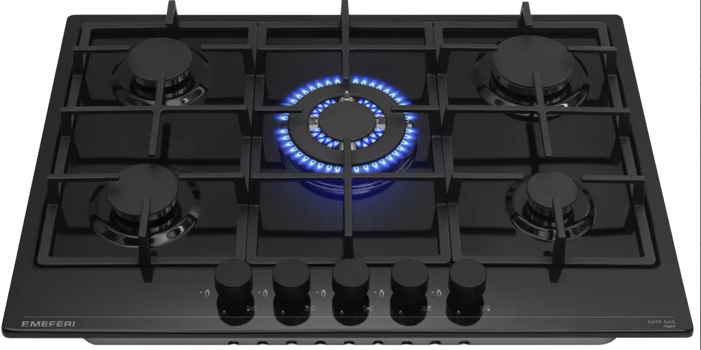Варочная панель газовая MEFERI MGH705BK POWER