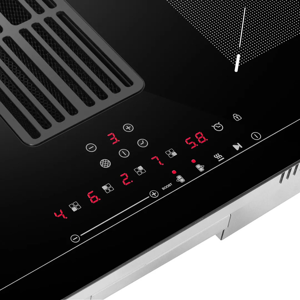Варочная панель индукционная с вытяжкой MEFERI XSMART75BK COMFORT