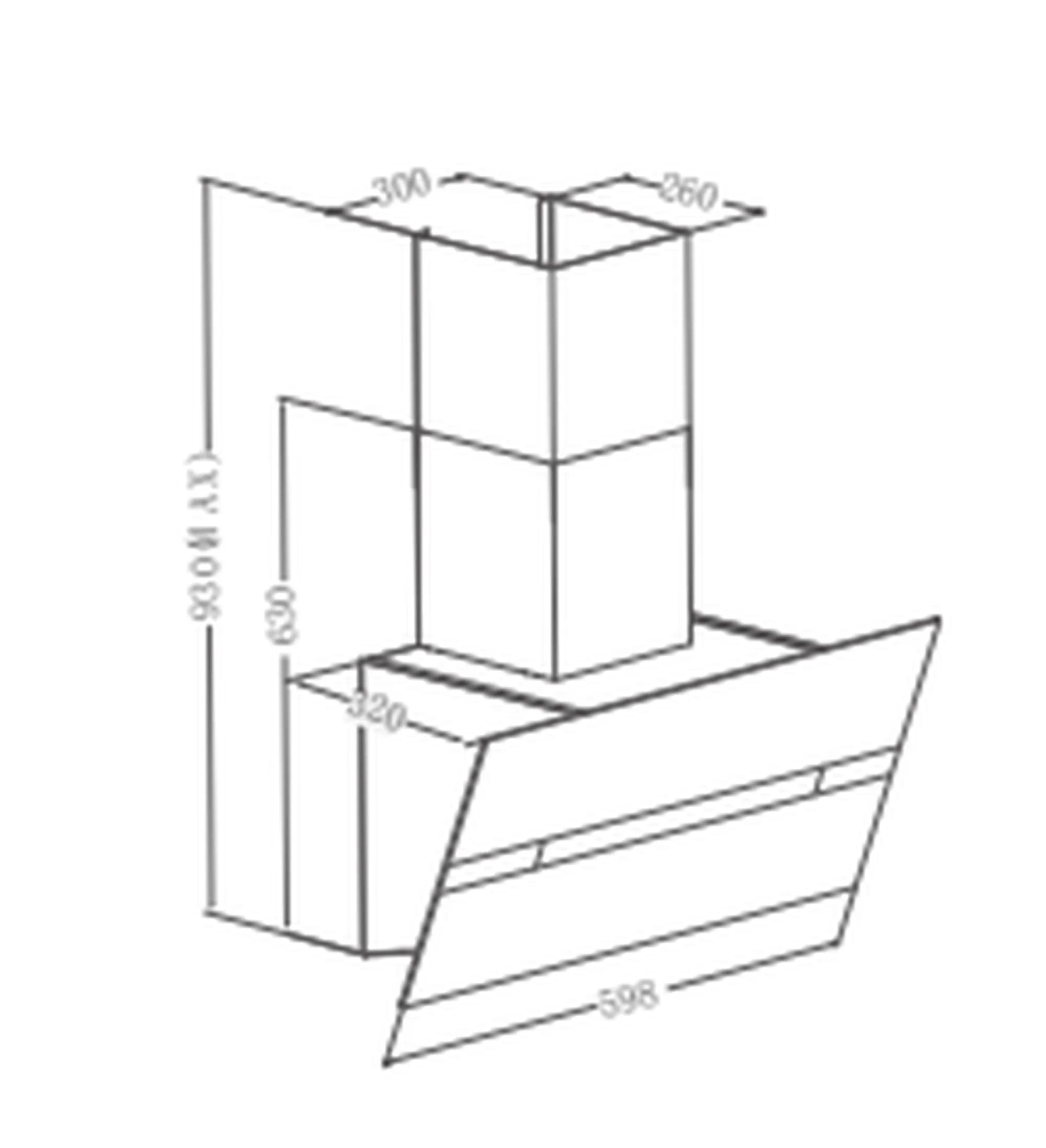 Вытяжка кухонная MEFERI AIRBOX60WH COMFORT PLUS