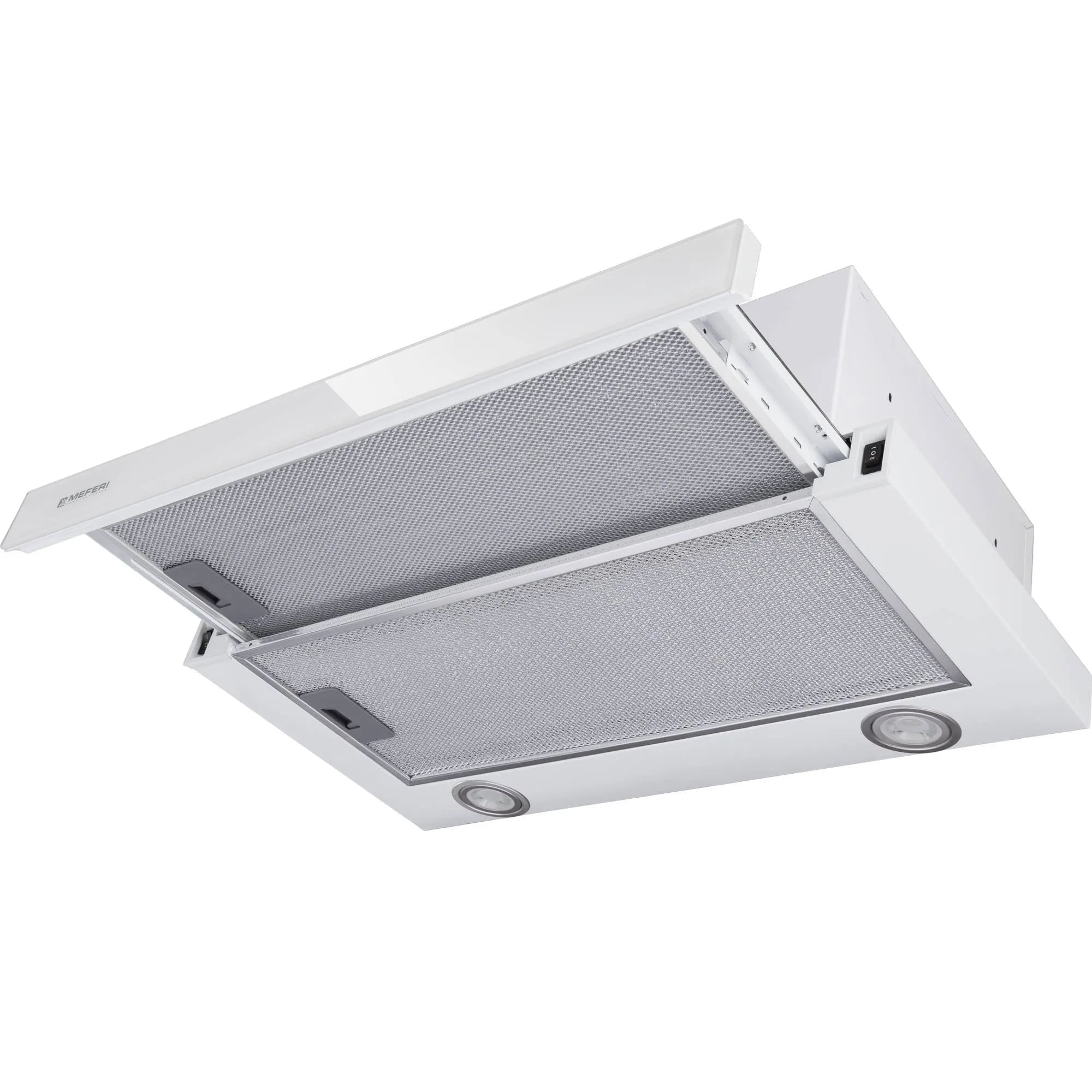 Вытяжка кухонная MEFERI SLIDEBOX60WH GLASS ULTRA