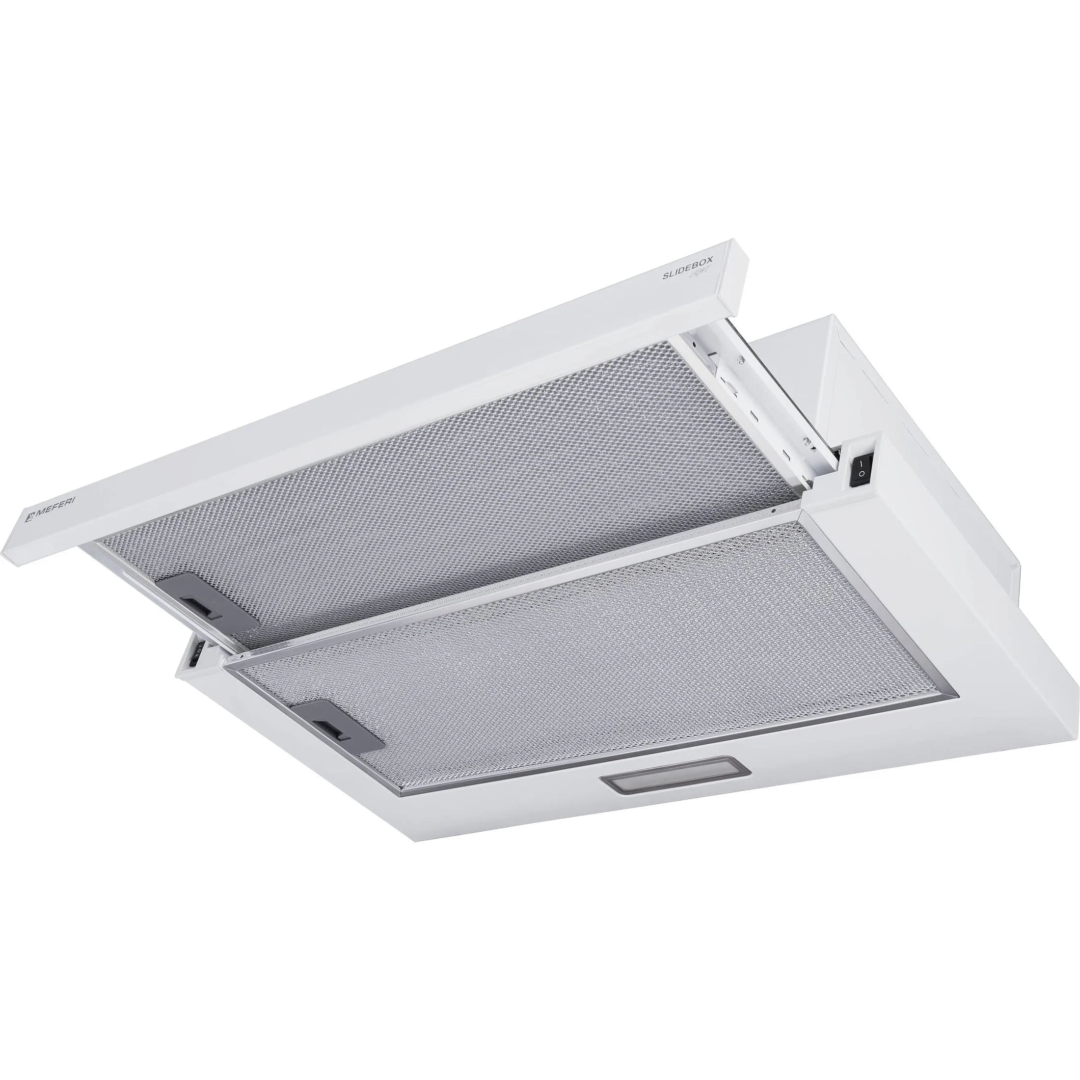 Вытяжка кухонная MEFERI SLIDEBOX60WH LIGHT