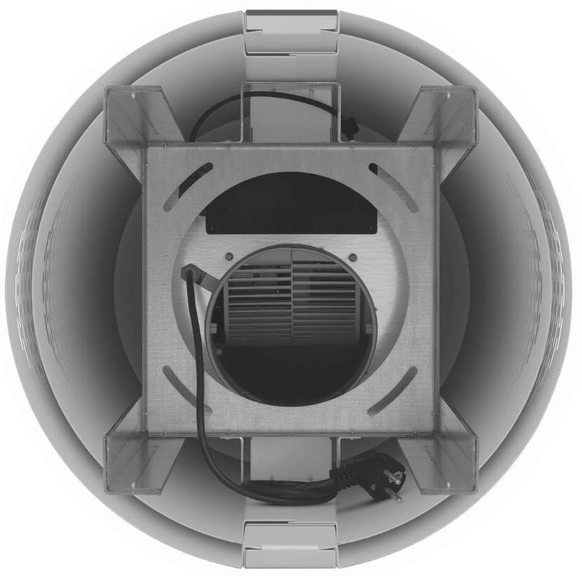 Вытяжка кухонная MEFERI TUBE40WH ISLA COMFORT PLUS