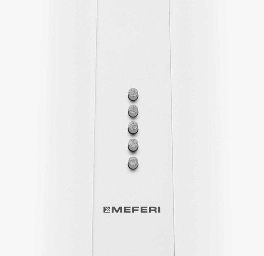 Вытяжка кухонная MEFERI TUBE40WH ISLA POWER