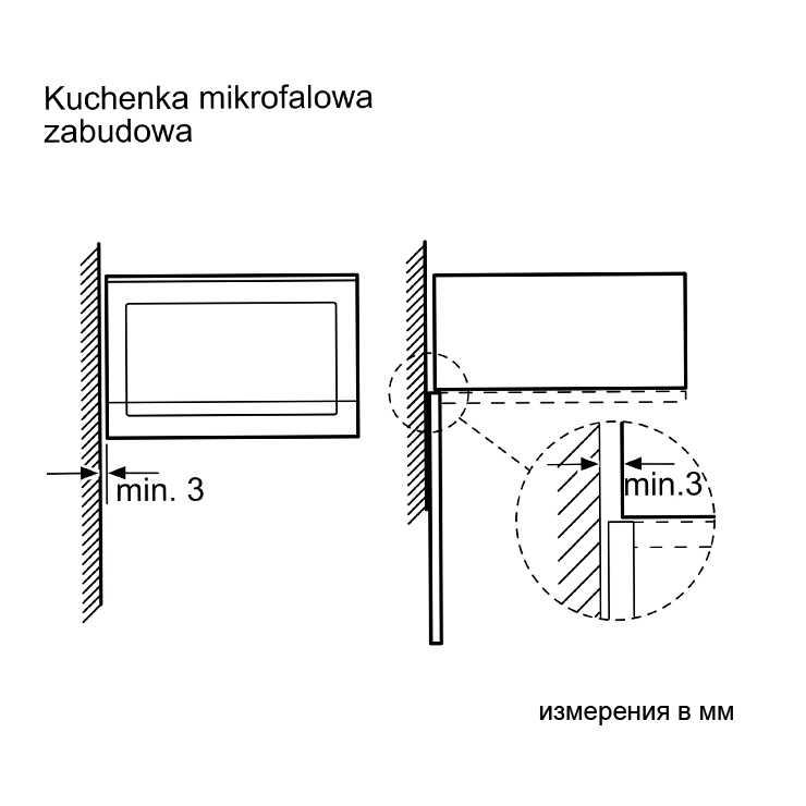 Микроволновая печь встраиваемая Bosch BFL520MB0