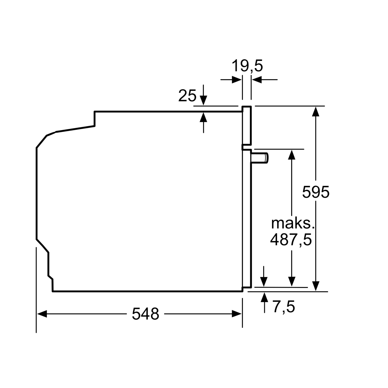 Электрический духовой шкаф Bosch HBA554EB3