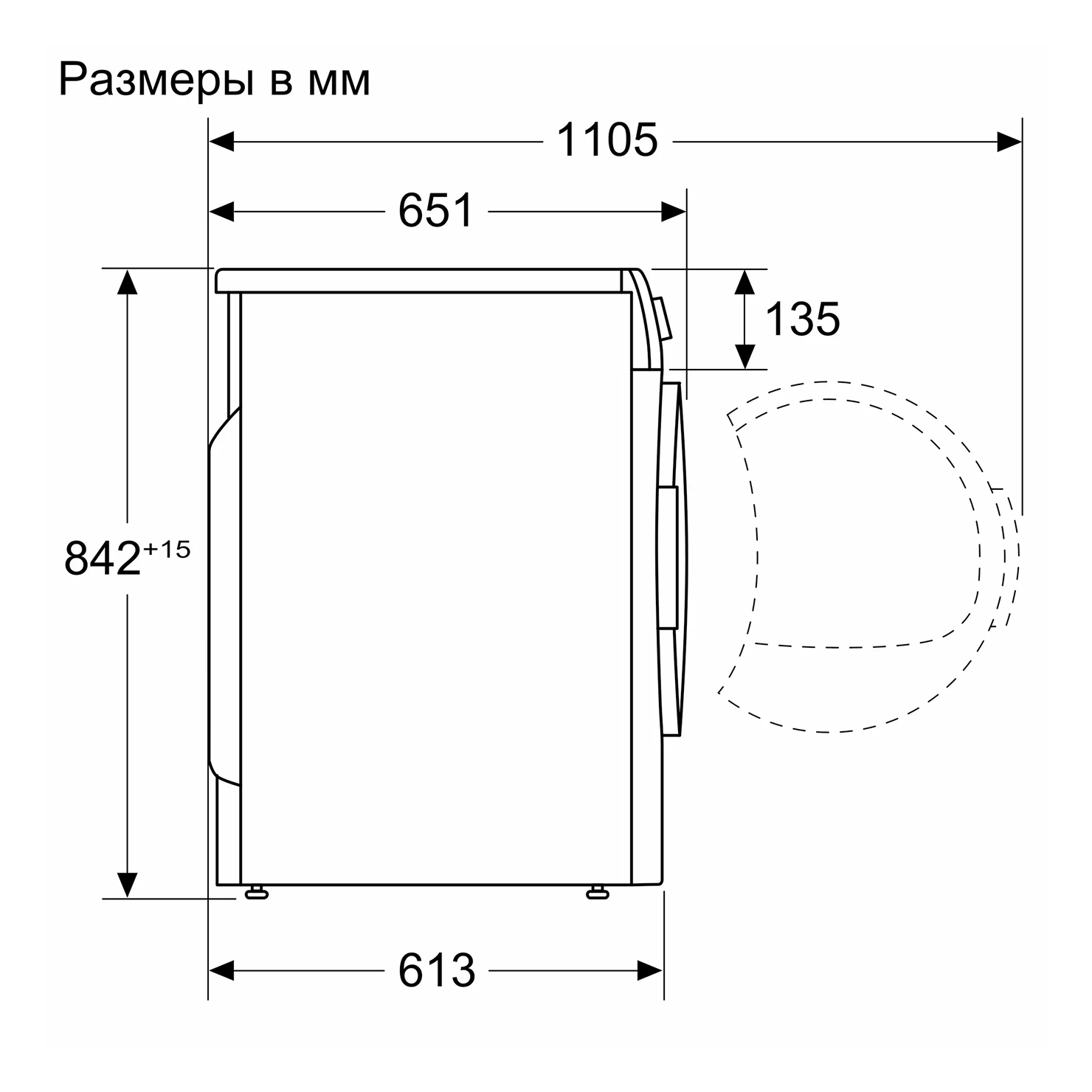Сушильная машина Bosch WQB245BXME
