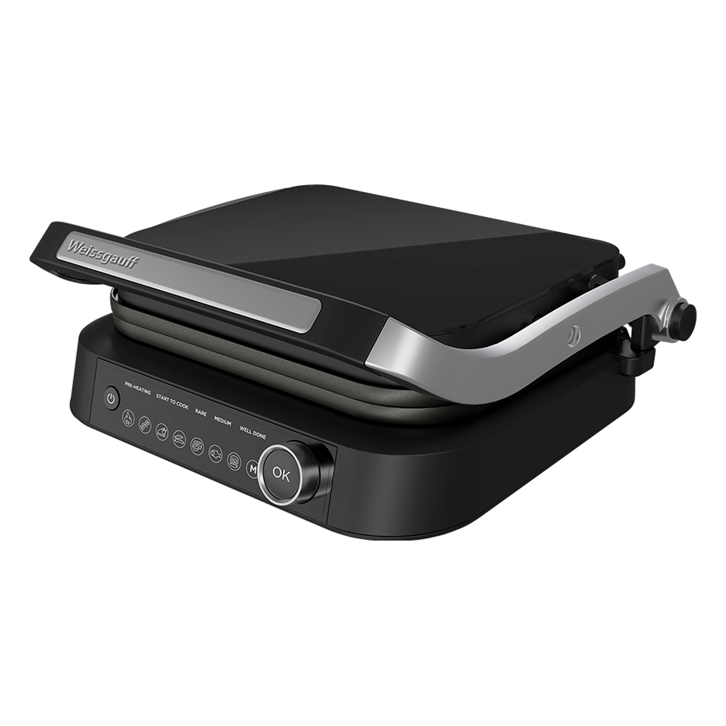 Электрогриль Weissgauff WCG-360 Nero Glass Chef’s Steak