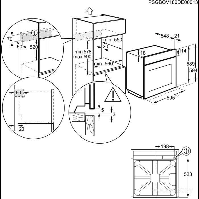 Духовой шкаф Electrolux EOE5C71Z