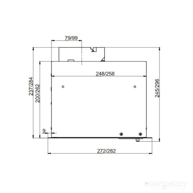 Кухонная вытяжка Elikor Box 42П-450 213844 (белый)