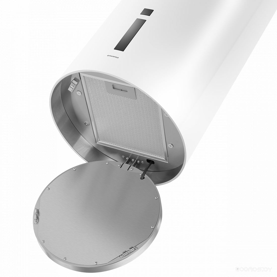 Кухонная вытяжка Maunfeld Lee Isla sensor 39 (белый)