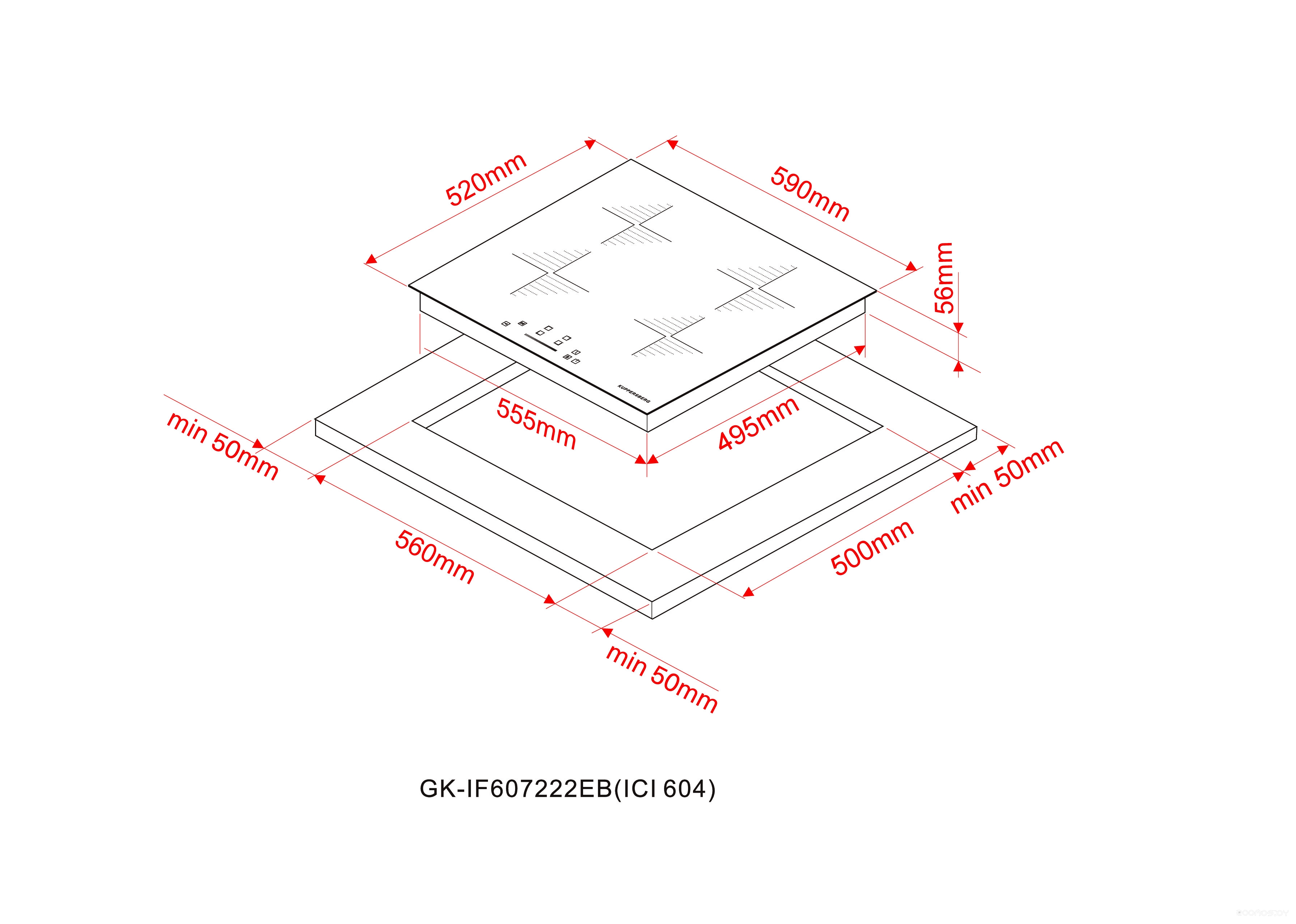 Варочная панель Kuppersberg ICI 604