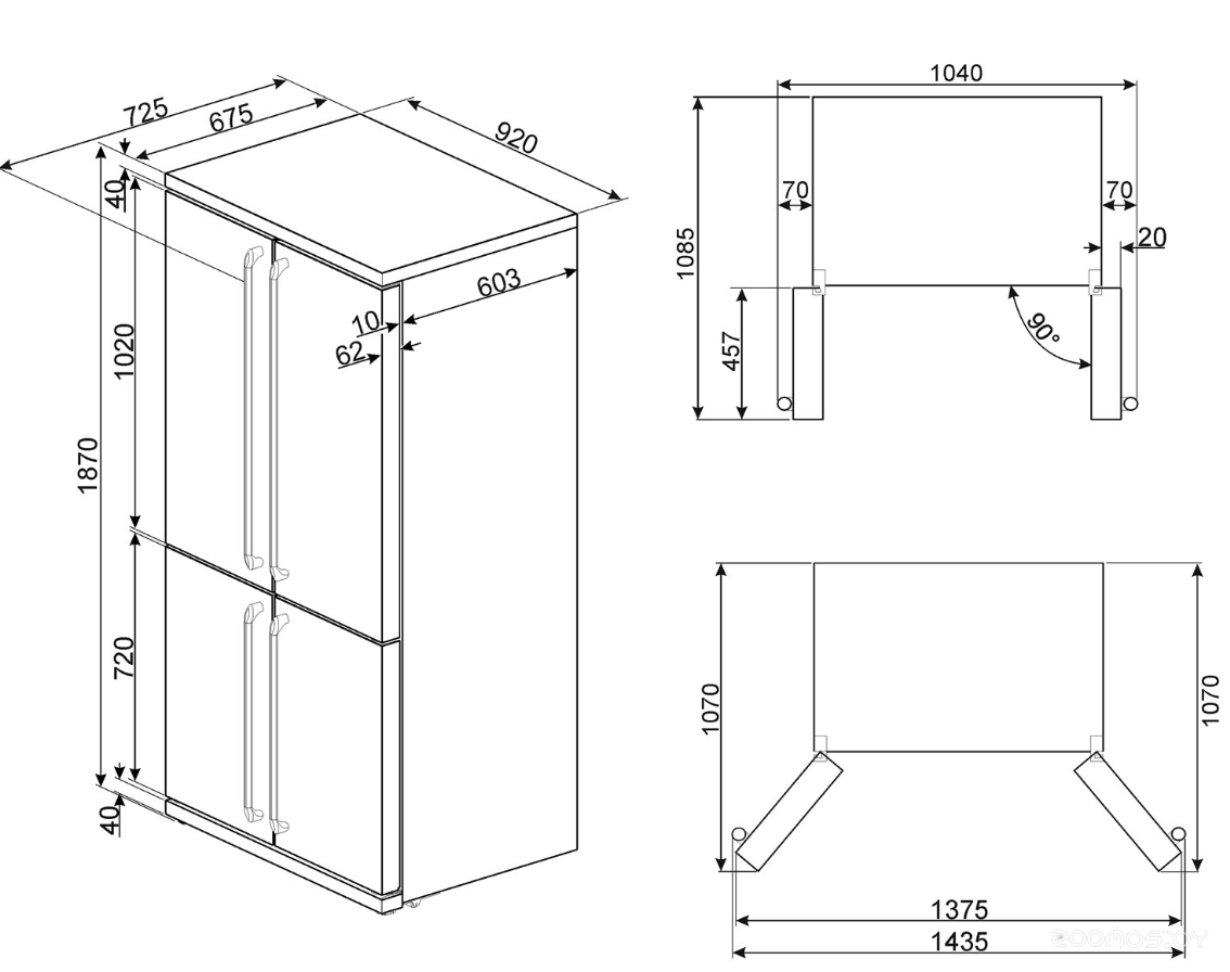 Smeg FQ960BL5