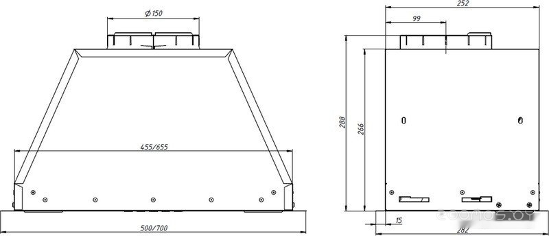 Кухонная вытяжка Franke Vera BG 52 305.0712.215
