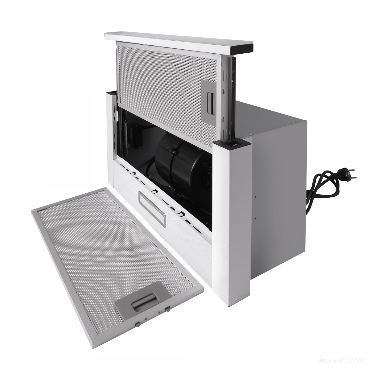Кухонная вытяжка Exiteq EX-1076 white glass