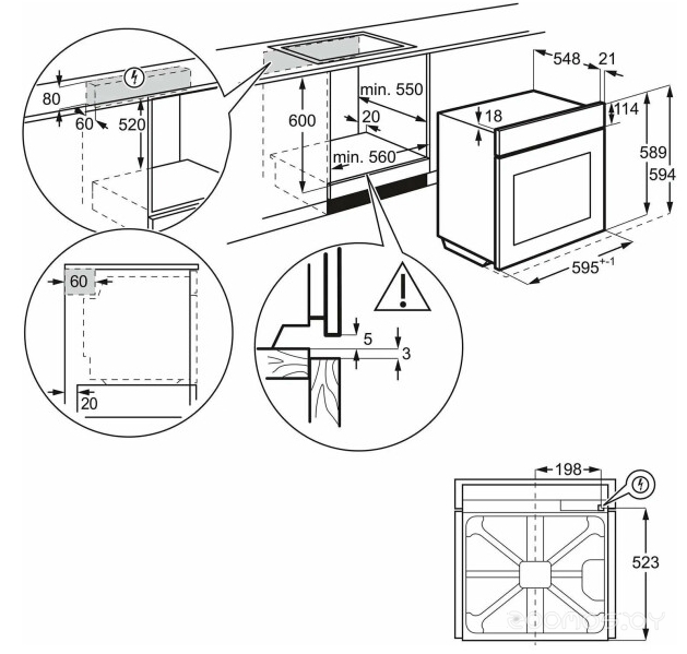 Духовой шкаф Electrolux OKD5H40X