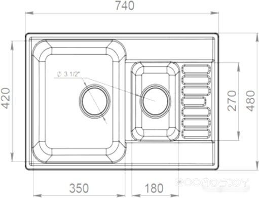 GranFest QUARZ Z-21K (белый)