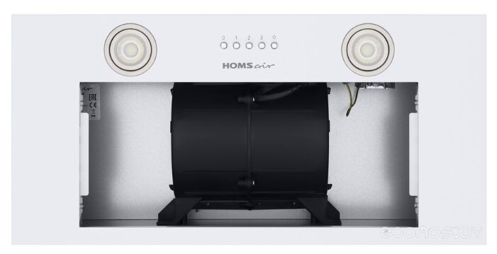 Кухонная вытяжка HOMSair Camelia Power 60 (белый)