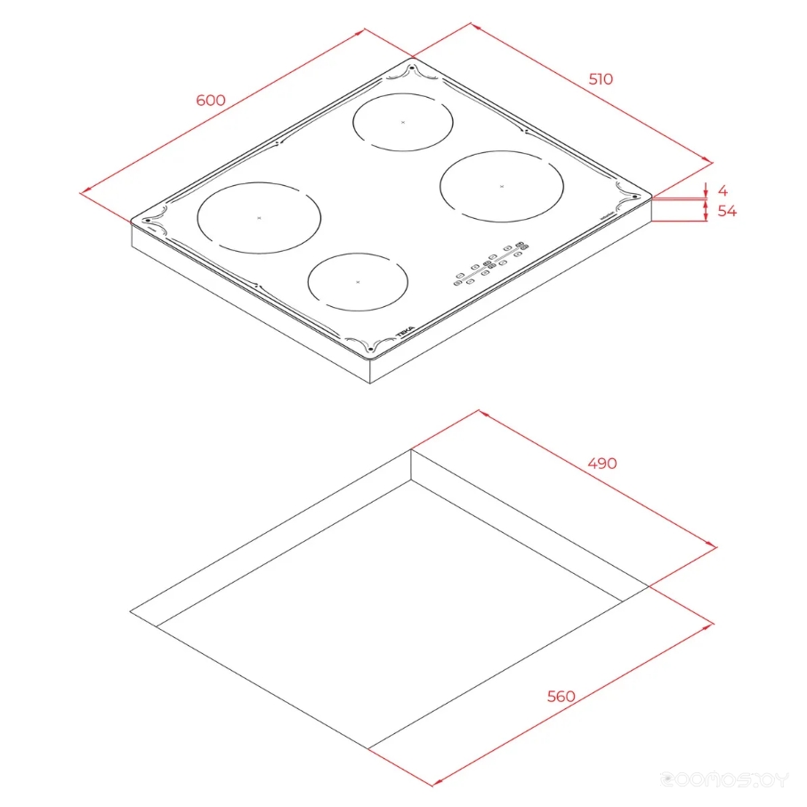 Варочная панель Teka IBR 64040 BK TTC 112520013