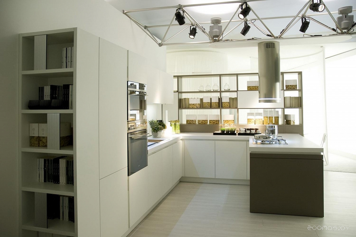 Кухонная вытяжка Falmec Polar/Light Design+ Island 35 800 м3/ч (нержавеющая сталь)