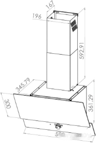 Кухонная вытяжка Schtoff Valencia 60 Grey