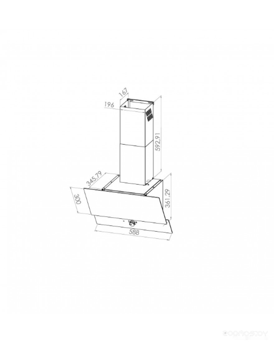 Кухонная вытяжка Schtoff Valencia 60 Grey