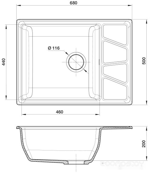 GranFest GF-V-680L (графит)