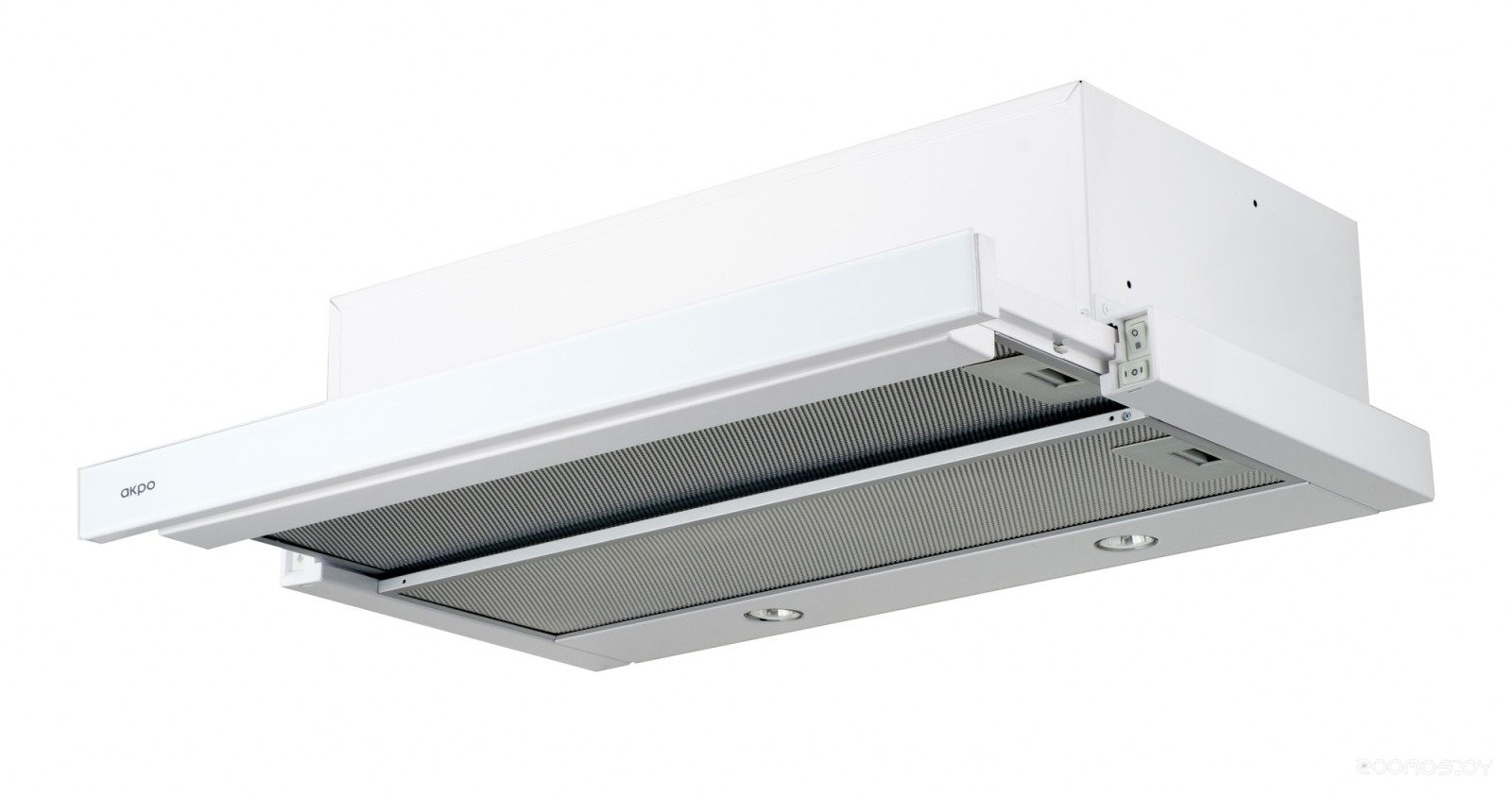Кухонная вытяжка AKPO Light Eco Glass Twin 60 wk-7 белый