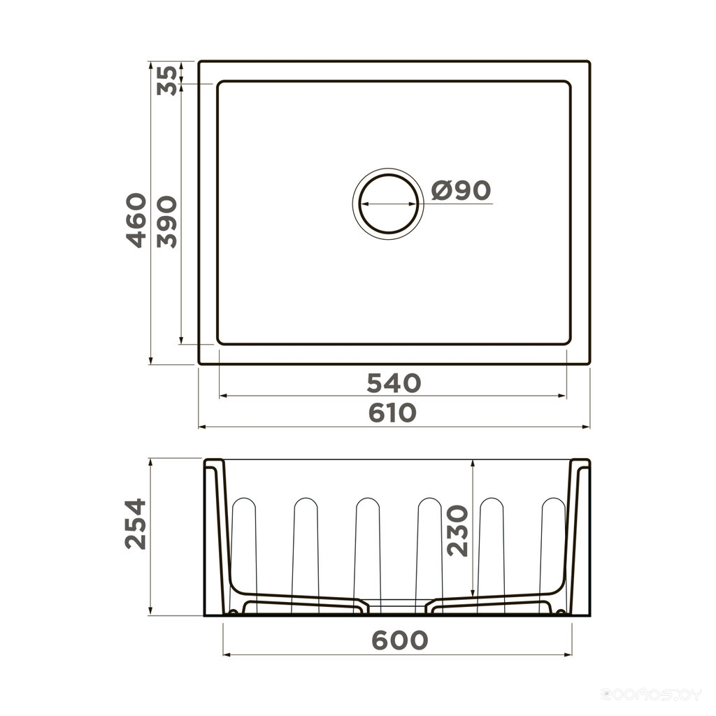 Omoikiri Mikura 61 WH белый