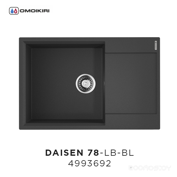 Omoikiri Daisen 78-LB-BL черный
