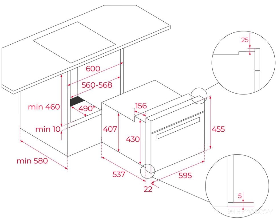 Духовой шкаф Teka HLC 8406 BK AirFry