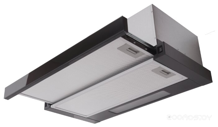 Кухонная вытяжка Exiteq EX-1076 black glass