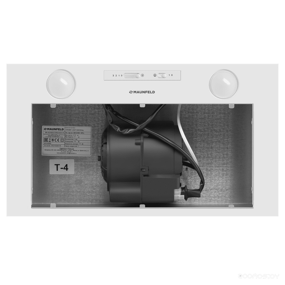Кухонная вытяжка Maunfeld Crosby Light 5028 белый