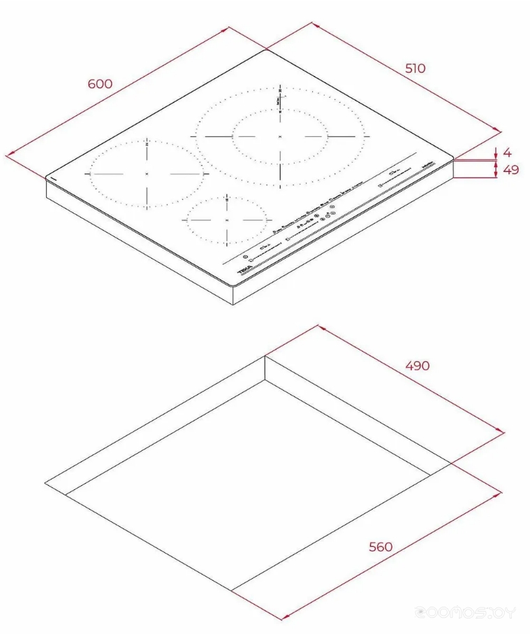 Варочная панель Teka IZC 63630 MST (черный)