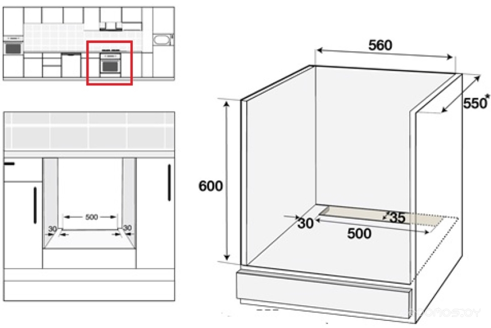 Духовой шкаф Schtoff Decor 750