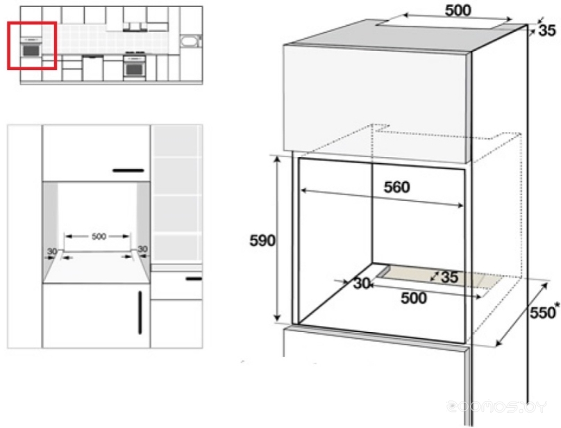 Духовой шкаф Schtoff Decor 750