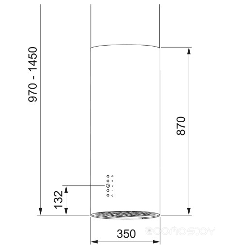 Кухонная вытяжка Franke REEF 35 BK 335.0706.920