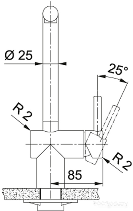 Franke Atlas Neo Pull Out матовый черный 115.0550.427