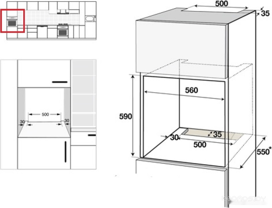 Духовой шкаф Schtoff Decor 1100