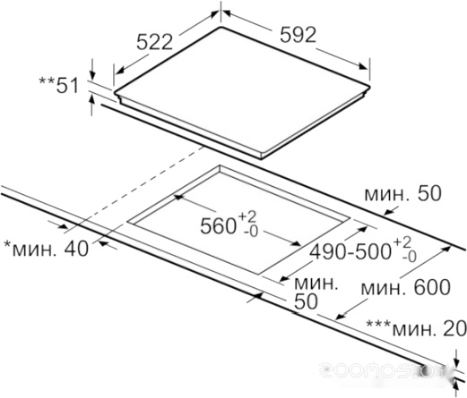 Варочная панель Bosch PVS611FB5E