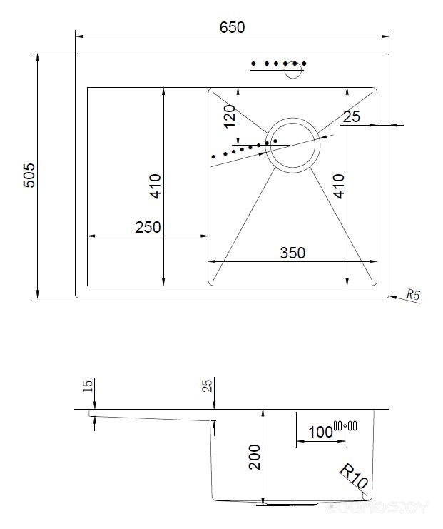 ARFEKA AF 650*505 R Satin