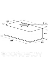 Кухонная вытяжка Germes Bravo Push 60 Белый