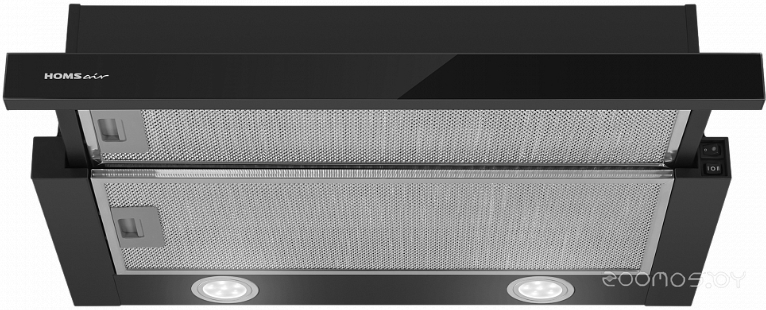 Кухонная вытяжка HOMSair Flat 60 Glass (черный)