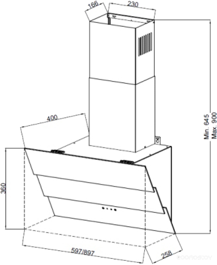 Кухонная вытяжка Kuppersberg F 605 B