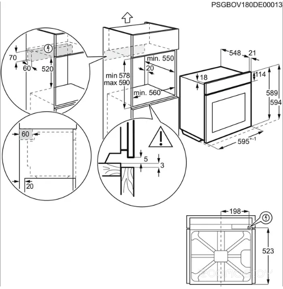 Духовой шкаф Electrolux EOE7P31X