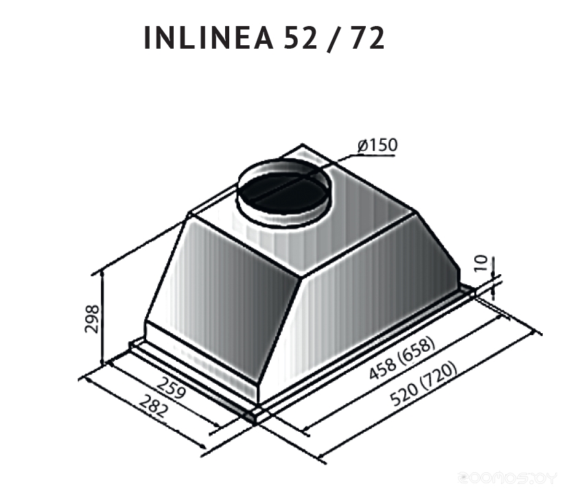 Кухонная вытяжка Kuppersberg INLINEA 52 Inox