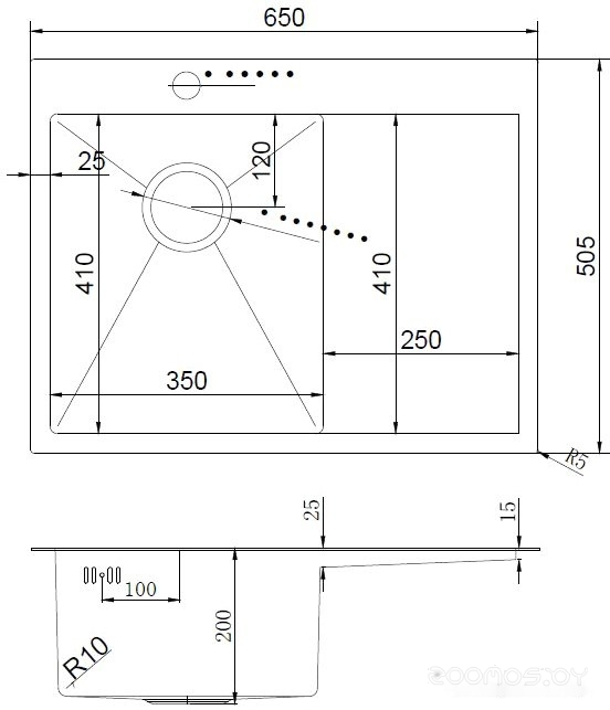 ARFEKA AF 650*505 L Satin Nano