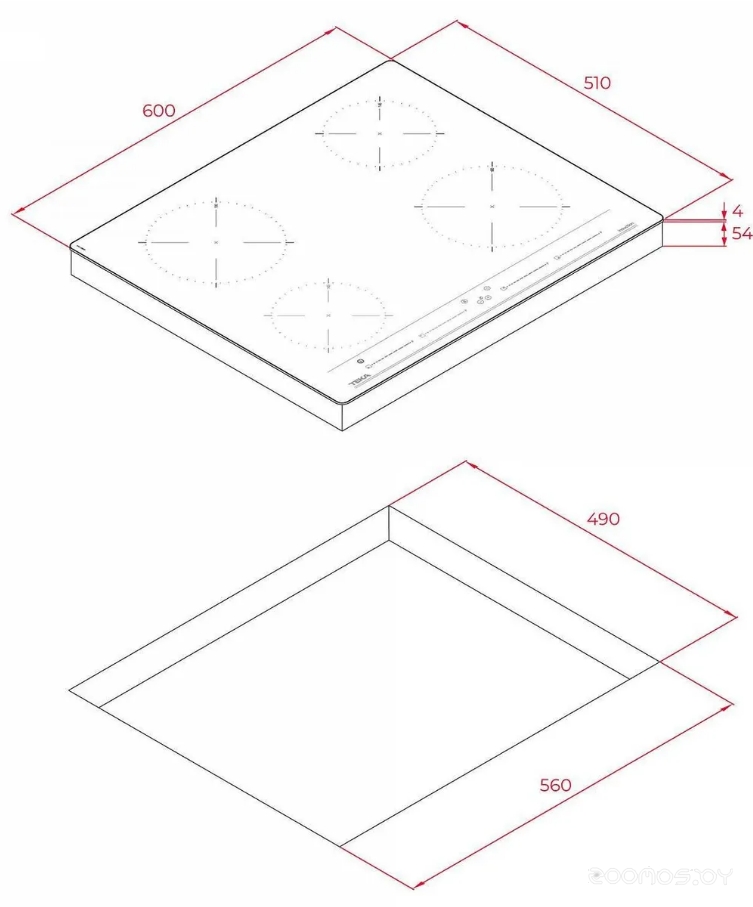 Варочная панель Teka IBC 64010 BK MSS